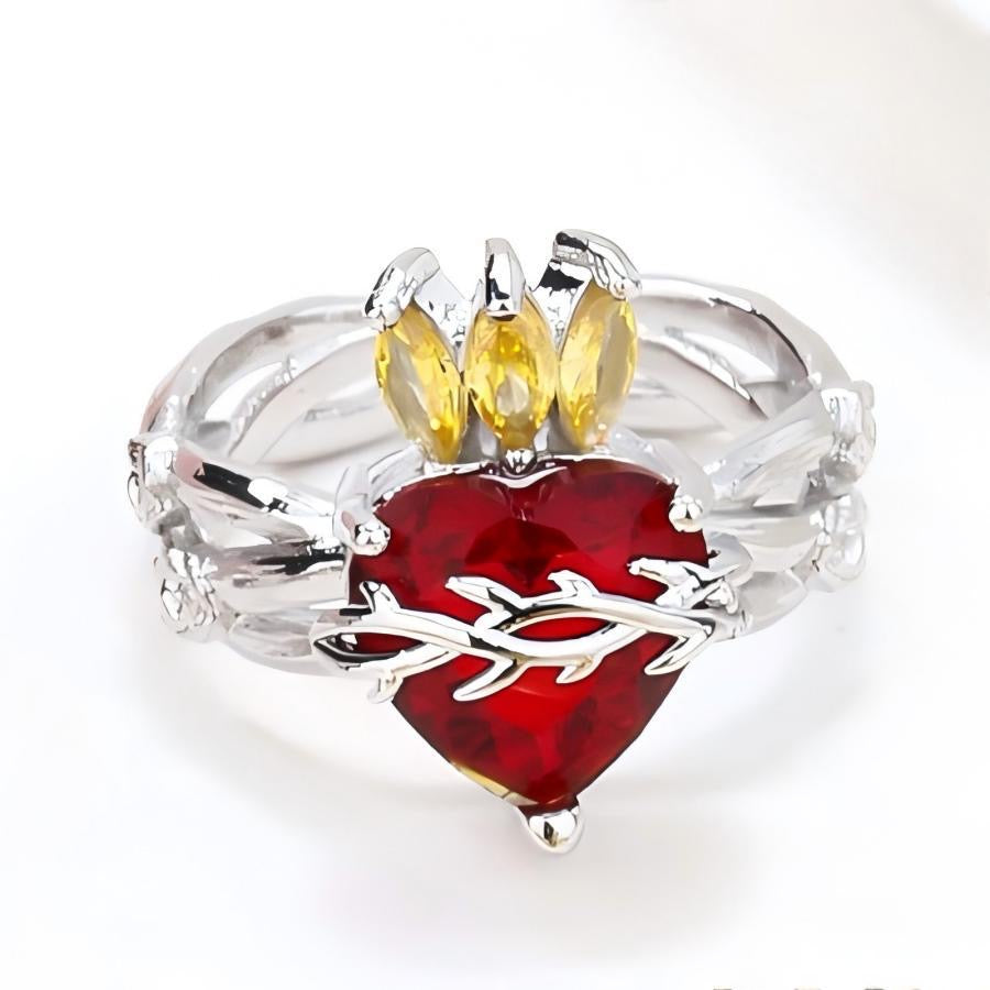 Sagrado Corazón Rey Plateado