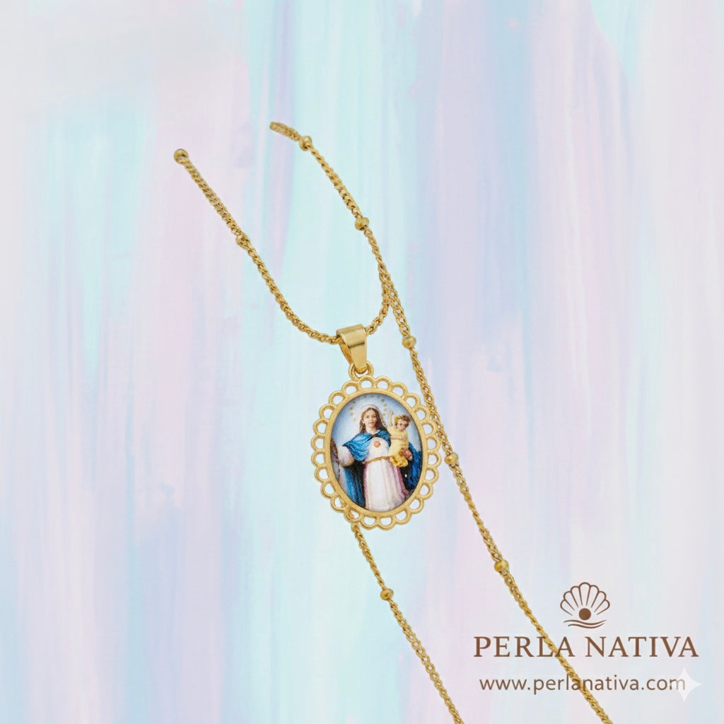 Divino Niño y Virgen Maria.