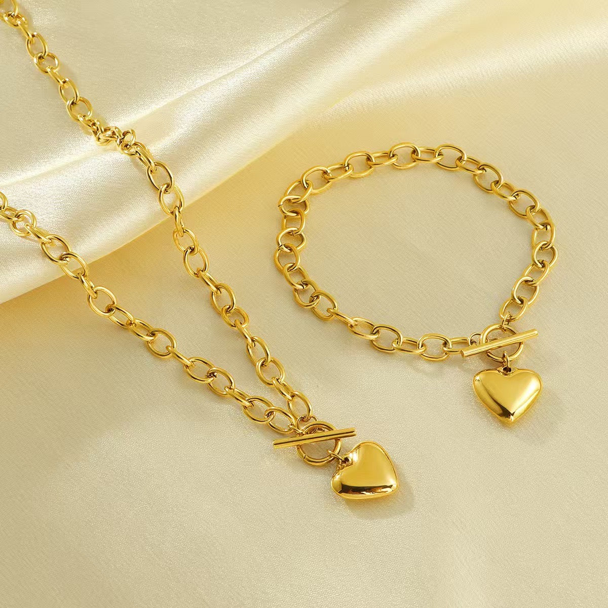 Set de Corazón Sólido