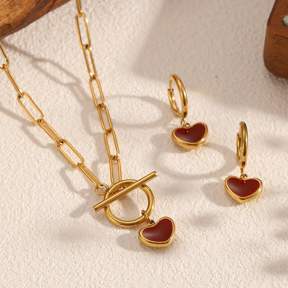 Set Corazón Manzana