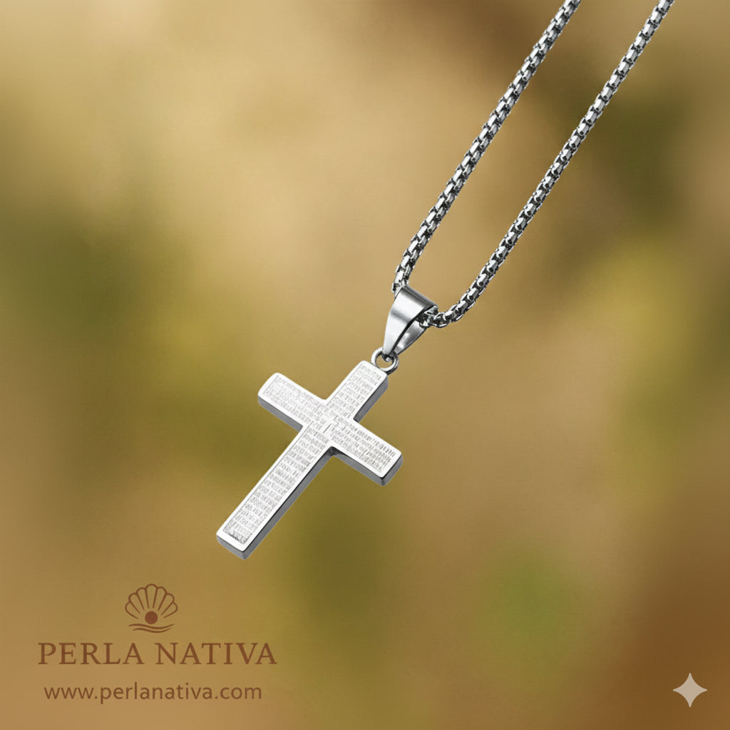 Cadena Cruz Padre Nuestro