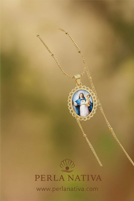 Divino Niño y Virgen Maria.