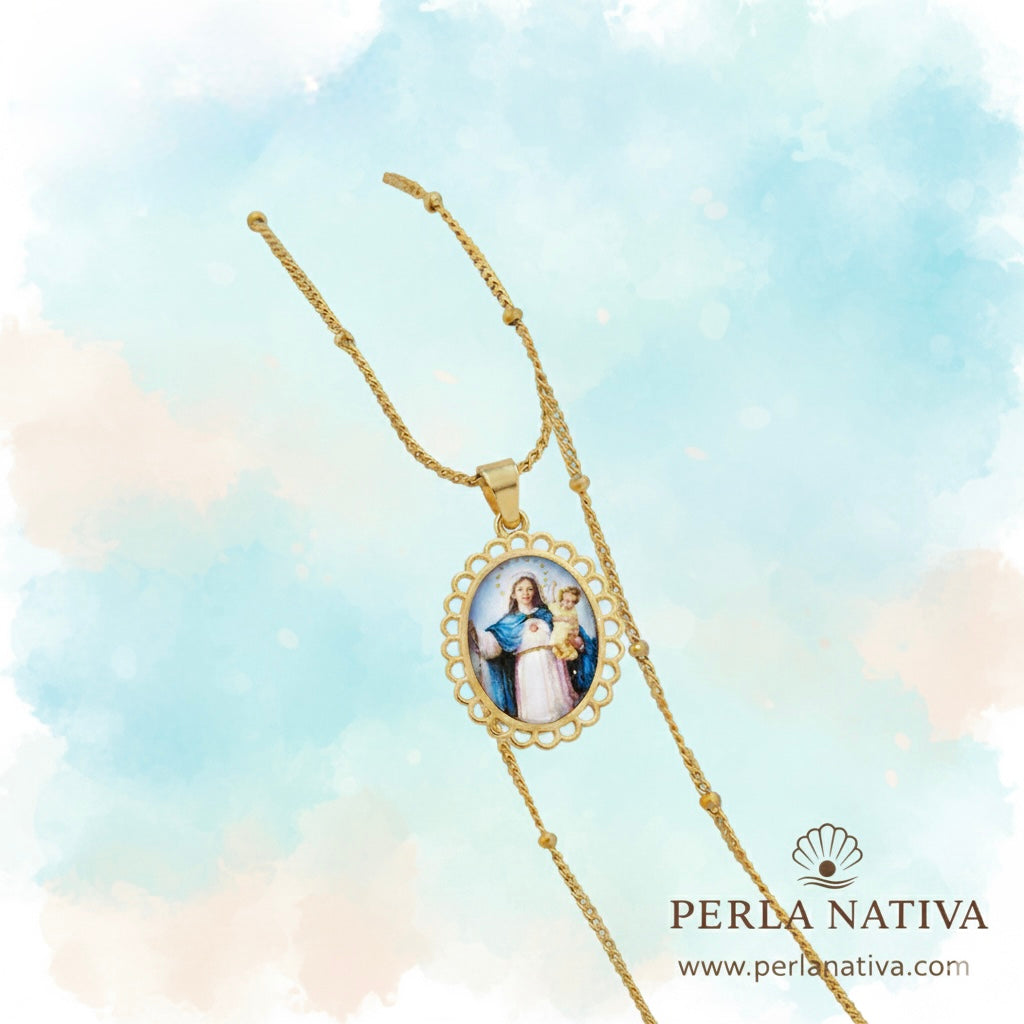 Divino Niño y Virgen Maria.