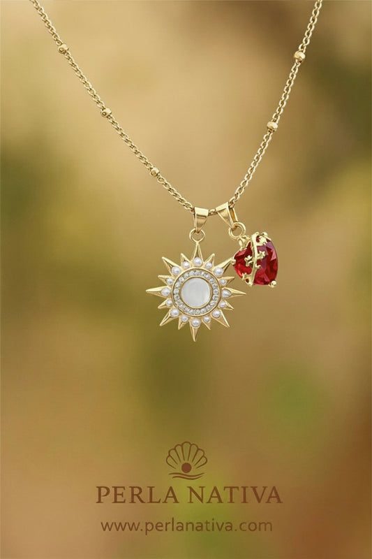 Pre-Venta Simulación de Custodia Perlada y Sagrado Corazón 3 en 1. Se estará enviando a partir del 10 de enero 2026