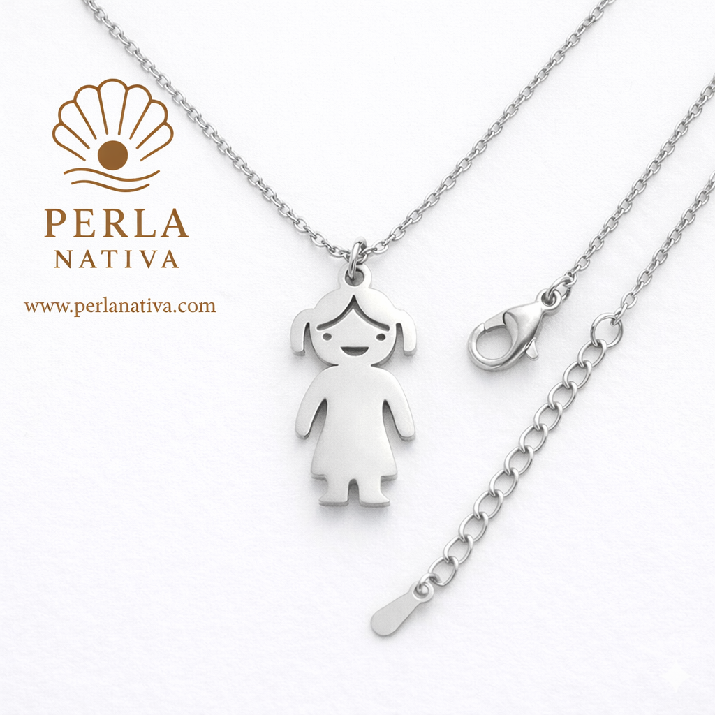 Cadena Charms Niña o Niño Silver