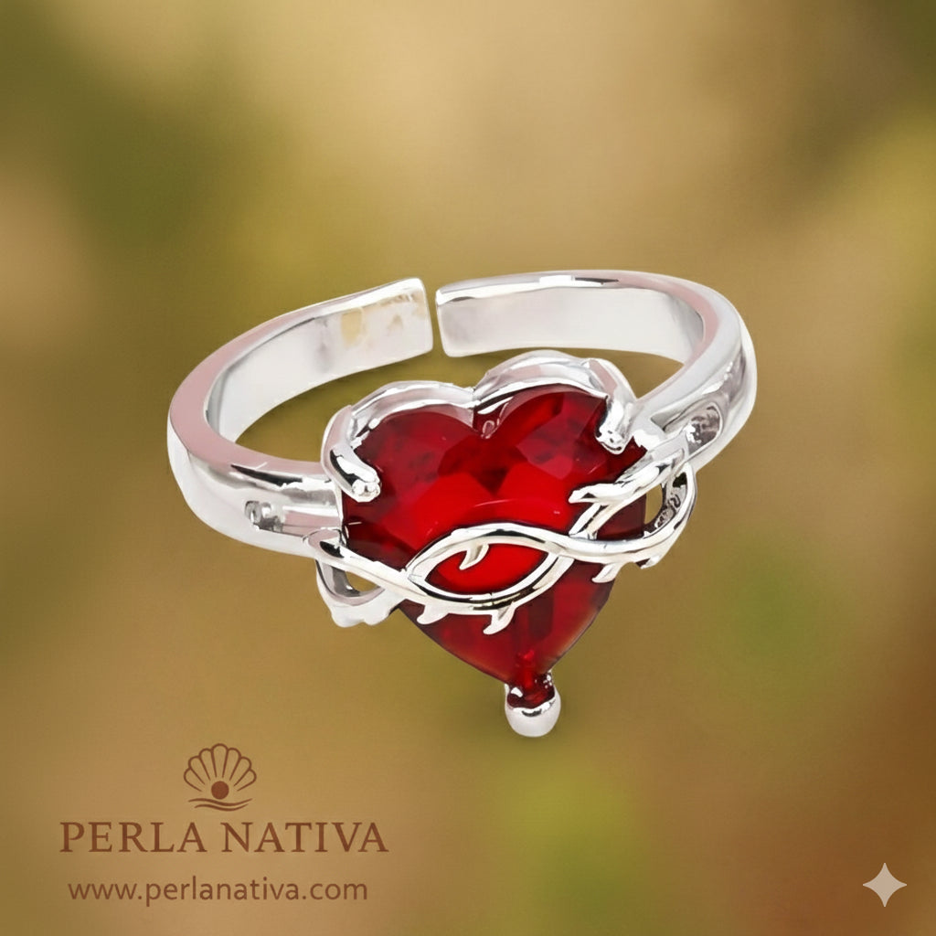 Sagrado Corazón Plateado