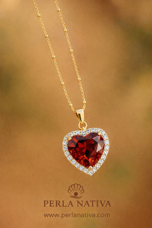 Pre-Venta Corazón Zirconia San Valentín. Se estará enviando a partir del 10 de enero 2026