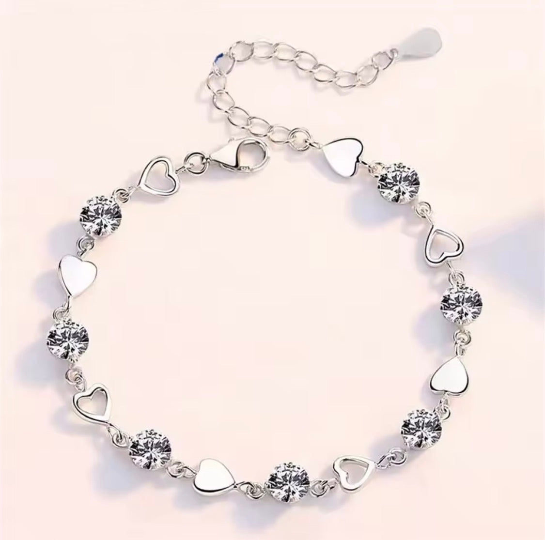 Set de Pulsera y Collar 925 Plata Esterlina
