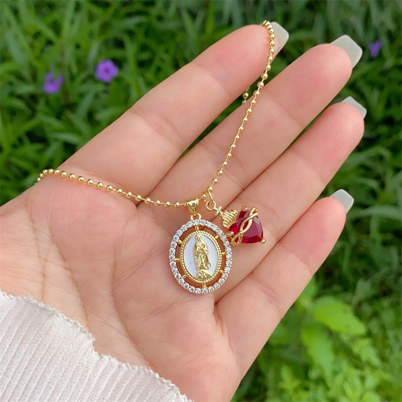 Virgen y Sagrado Corazón