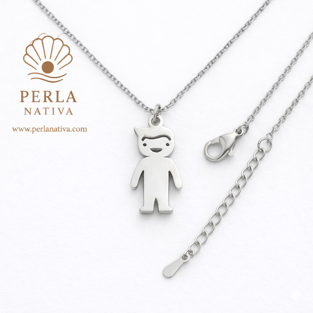 Cadena Charms Niña o Niño Silver