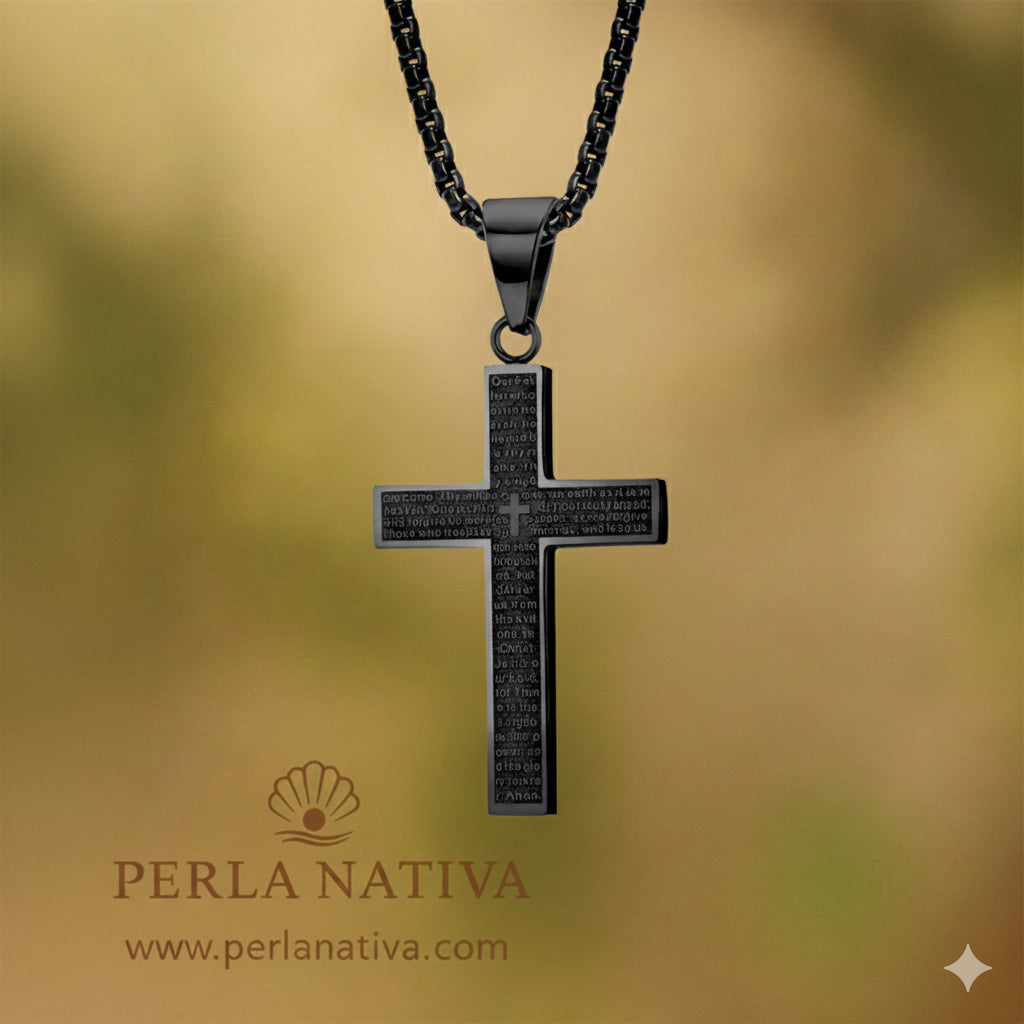 Cadena Cruz Padre Nuestro