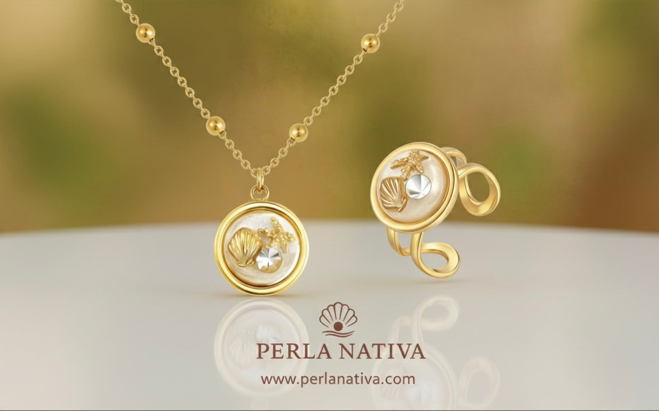 Collar y Sortija Playero