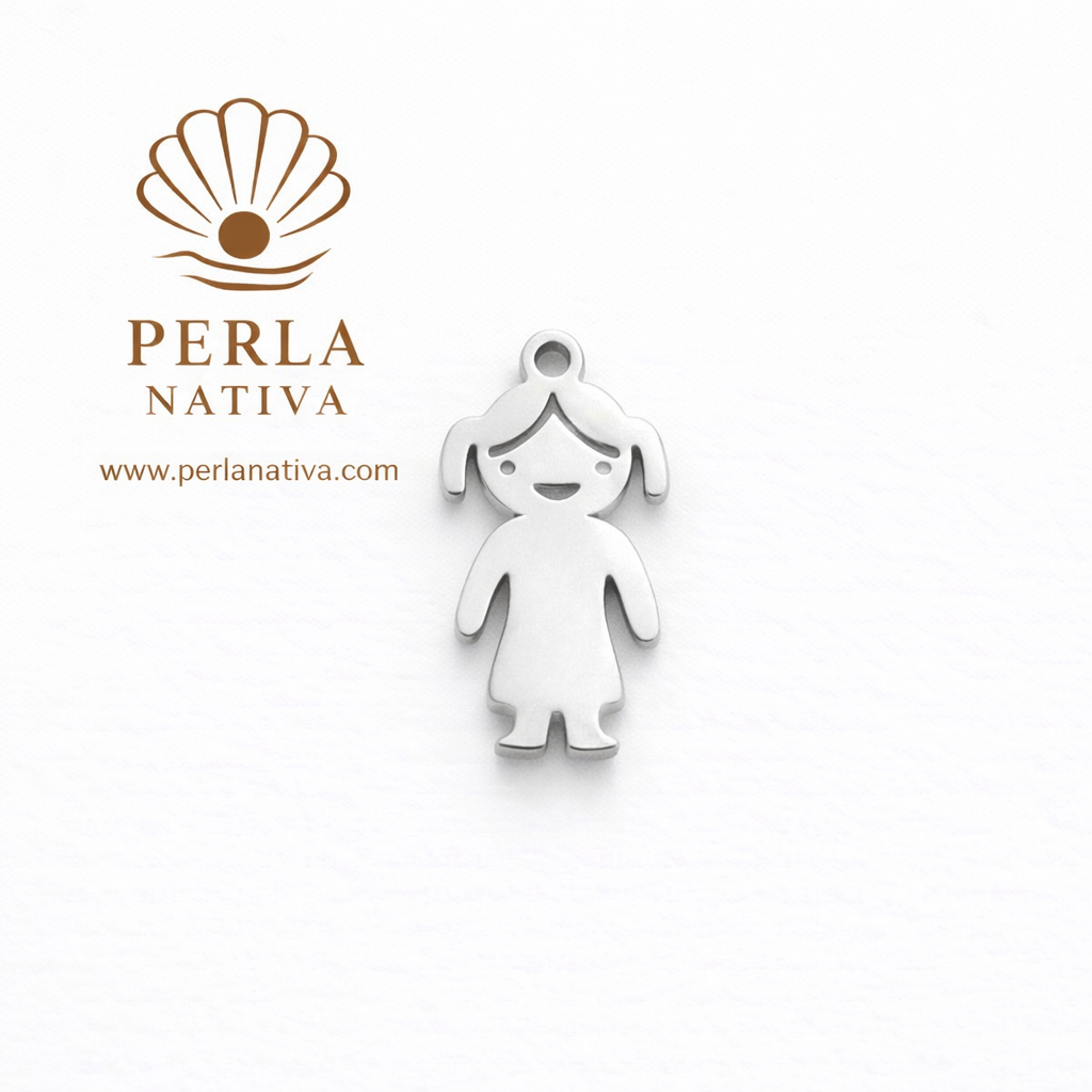 Cadena Charms Niña o Niño Silver