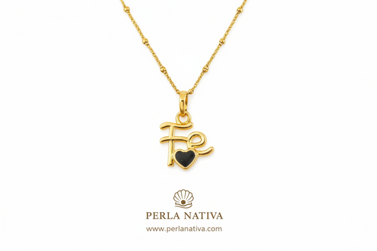 Collar Fe Corazón de Colores