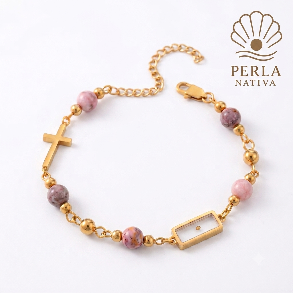 Pulsera Fe que Florece