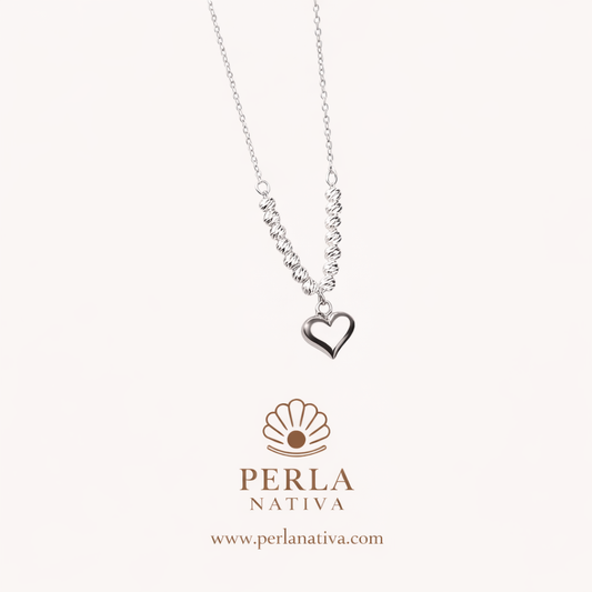 Corazón Plata Esterlina