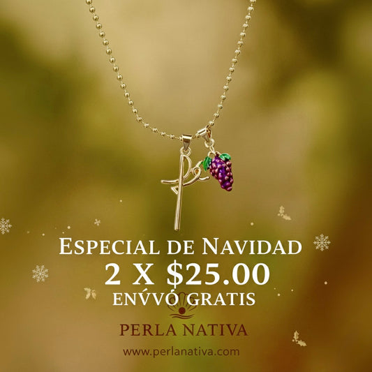 2 X $25- Cadena Símbolo Eucaristía.